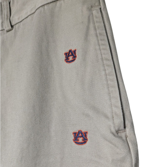 Campus Chinos Auburn University Tigers Football AU Khaki Pants Size 32 Men Golf - Picture 5 of 7